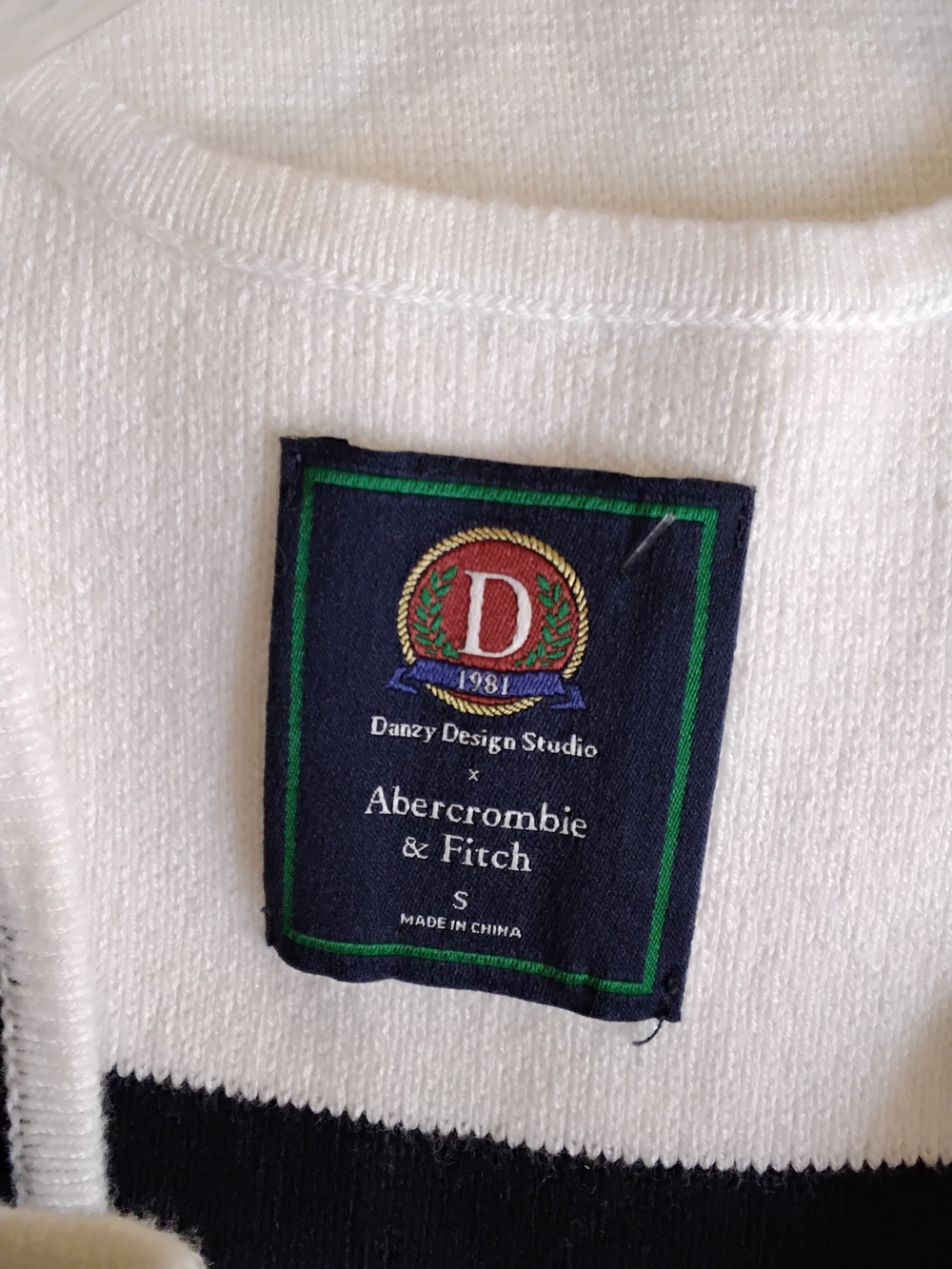 Abercrombie & Fitch Navy and White Striped Tank Mini Dress - Picture 5 of 5